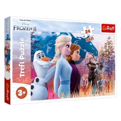 PUZZLE FROZEN 2 Ledové království 24 DÍLKŮ > varianta 001- puzzle-24