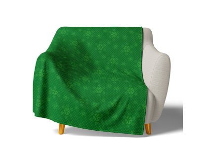 43897 2 mikroplysova deka kouzlo vanoc na kresle