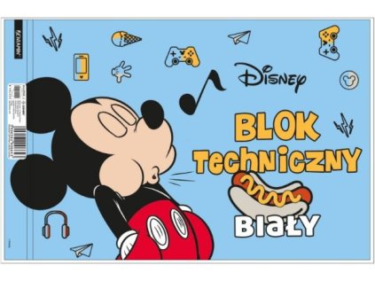 KRESLÍCÍ BLOK A4 DISNEY MICKEY MOUSE > varianta 01-02113