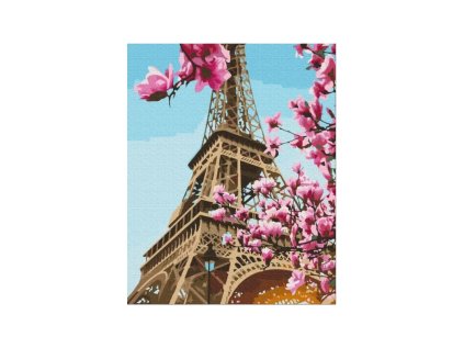 malovanie podla cisel eiffel tower na rame 40x50cm 801022902