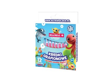 detske grafitove farbicky bez dreva mini mini sada 12ks 316121011