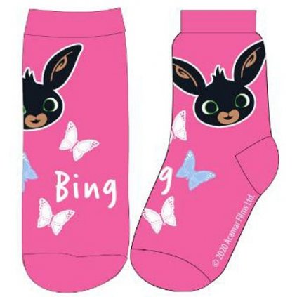 Ponožky Veselý Zajíček Bing > varianta 03901 - růžové > 31-34