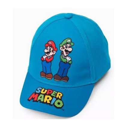 KŠILTOVKA SUPER MARIO > varianta 39372 modrá