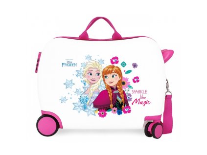 detsky cestovny kufor na kolieskach odrazadlo disney frozen sparkle 34l 2429861
