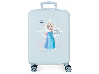 abs cestovny kufor disney frozen magic ice azul 55x38x20cm 34l 2941121