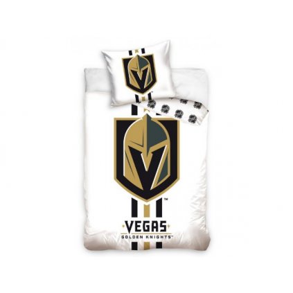 Hokejové povlečení NHL Vegas Golden Knights White > varianta Vegas Golden Knights White