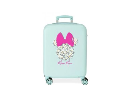 luxusny detsky abs cestovny kufor minnie mouse bow 55x38x20cm 34l 3581122