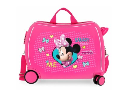 detsky cestovny kufor na kolieskach odrazadlo minnie mouse happy helpers 34l 22398e1