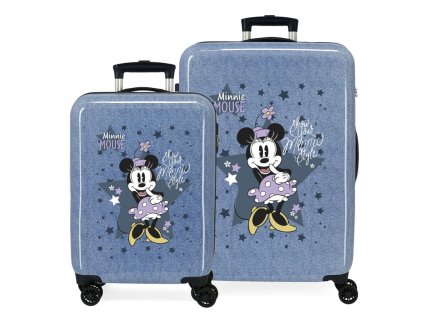 sada luxusnych abs cestovnych kufrov minnie mouse style 68cm 55cm 4981921