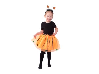 Dětský kostým halloween tutu sukně s čelenkou