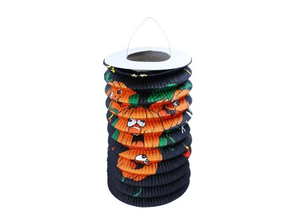 Lampion Halloween veselá dýně 15 cm