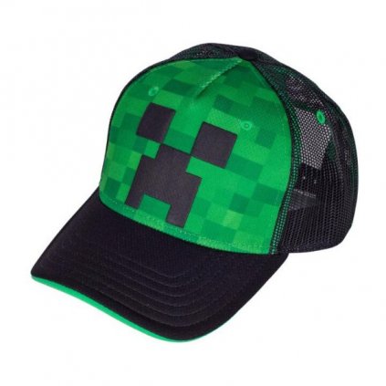Kšiltovka Minecraft Creeper - zelená > varianta 363
