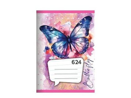 vyr 4100 sesit a6 20 listovy linkovany 624 motyl