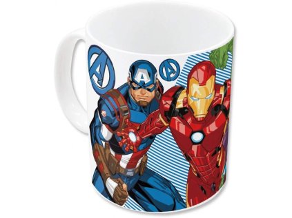 vyr 4546 ceramic sb mug 11 oz in box avengers group blue lets go 1