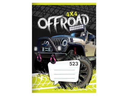 vyr 4922 sesit a5 20 listovy linkovany 523 auto offroad