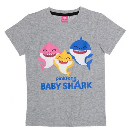 TRIČKO BABY SHARK > varianta 35683 šedé > 92