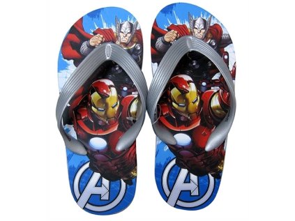 CHLAPECKÉ LETNÍ PANTOFLE - ŽABKY AVENGERS (Velikost 33/34)