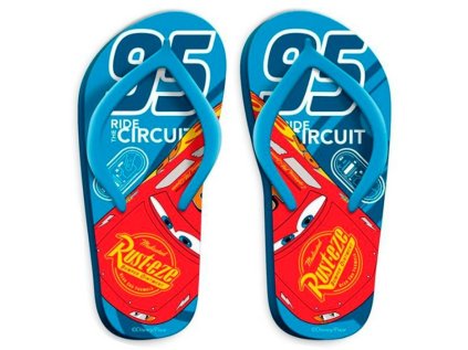 CHLAPECKÉ LETNÍ PANTOFLE - ŽABKY DISNEY CARS (Velikost 23/24)