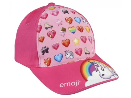 DÍVČÍ KŠILTOVKA EMOJI UNICORN (Velikost 53)