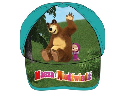 CHLAPECKÁ KŠILTOVKA MÁŠA A MEDVĚD světle modrá (Velikost 52)