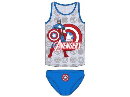 CHLAPECKÉ SPODNÍ PRÁDLO AVENGERS světle modré (Velikost 104/110)
