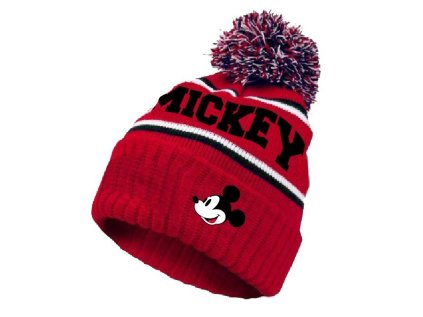 CHLAPECKÁ ZIMNÍ ČEPICE KULICH MICKEY MOUSE (Velikost 54)