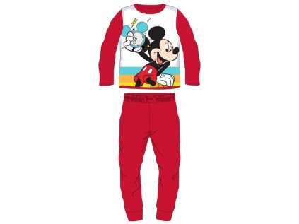 CHLAPECKÉ PYŽAMO MICKEY MOUSE červené (Velikost 98)