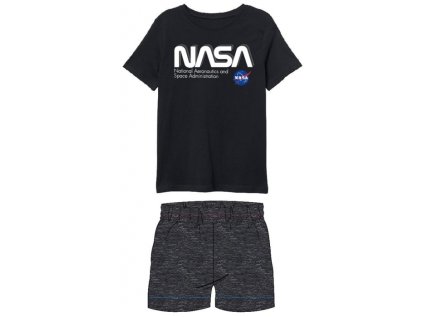CHLAPECKÉ LETNÍ PYŽAMO NASA černé (Velikost 134)