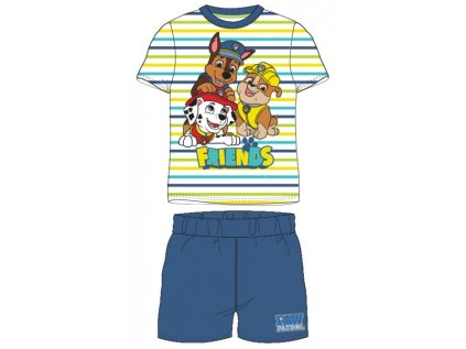 CHLAPECKÉ LETNÍ PYŽAMO PAW PATROL modré (Velikost 92)