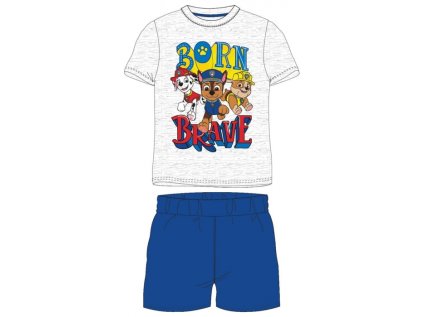 CHLAPECKÉ LETNÍ PYŽAMO PAW PATROL modré (Velikost 92)
