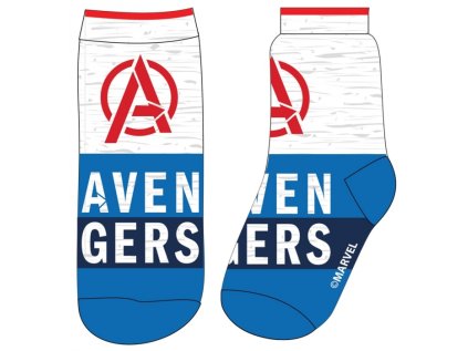 CHLAPECKÉ PONOŽKY AVENGERS šedé (Velikost 23/26)