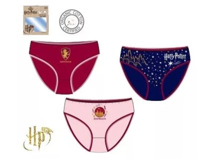 DÍVČÍ KALHOTKY HARRY POTTER SADA 3 KS (Velikost 104/110)