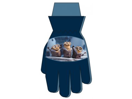 ZIMNÍ LYŽAŘSKÉ RUKAVICE MIMONI tmavě modré (Velikost 8/10 let)