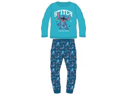 32376 74095 chlapecke pyzamo disney stitch modre