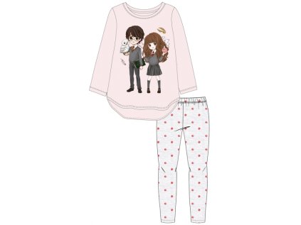 DÍVČÍ PYŽAMO HARRY POTTER růžové (Velikost 104)