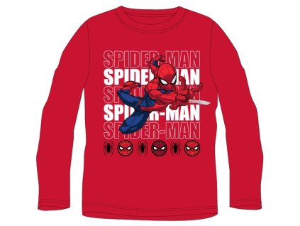 CHLAPECKÉ TRIČKO SPIDERMAN červené (Velikost 134)