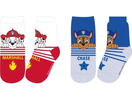 Chlapecké ponožky Paw Patrol sada 2 ks (Velikost 23/26)