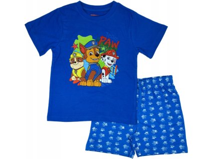 Chlapecké letní pyžamo Paw Patrol modré (Velikost 110)