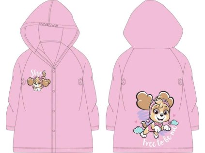 Dívčí pláštěnka Paw Patrol Skye (Velikost 122/128)