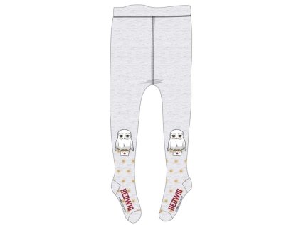 Dívčí punčocháče Harry Potter sova Hedvika šedé (Velikost 104/110)