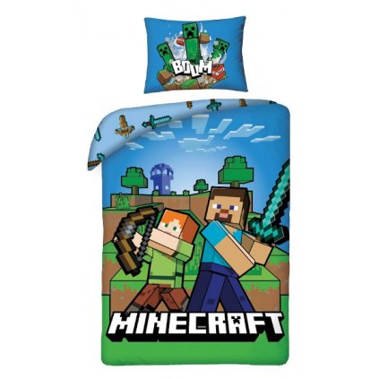 HALANTEX Povlečení Minecraft 140-200, 70-90 > varianta 01 - 282