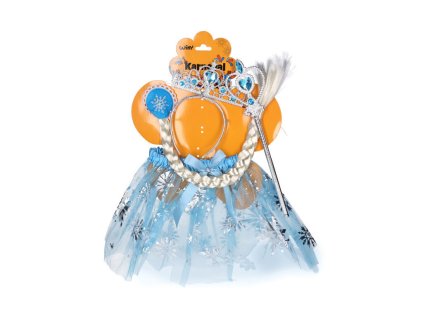 Párty set karneval - Princezna svetlé modrá