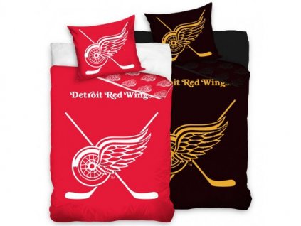 Svítící povlečení NHL Detroit Red Wings > varianta Detroit Red Wings
