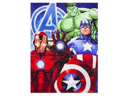 FLÍSOVÁ DEKA Avengers > varianta deka Avengers 4350 - 858 modrá