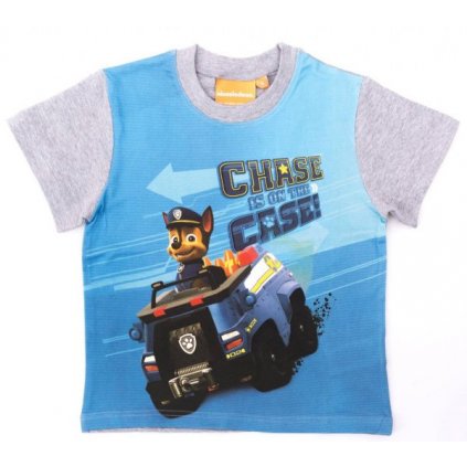 Tričko Tlapková Patrola Paw Patrol krátký rukáv > varianta 44593 šedé