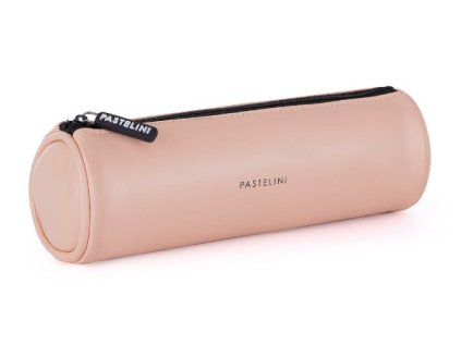Pouzdro etue PU kulatá PASTELINI meruňková 9-500