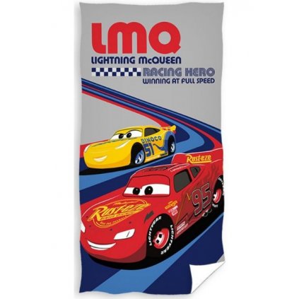 Dětská osuška Cars 3 Blesk McQueen Racing Hero > varianta osuška Cars 3