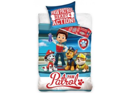 Dětské povlečení Paw Patrol Tlapková Patrola Jdeme do Akce > varianta 01 - 06