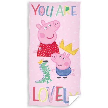 osuška Peppa Pig Prasátko Pepina Lovely Pig