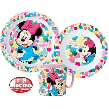 DĚTSKÝ JÍDELNÍ 3-DÍLNÝ SET DISNEY MINNIE MOUSE > varianta 03-51150